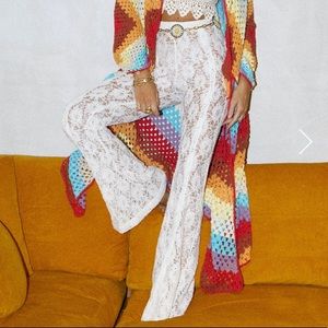 Chasing Unicorns💫 Dancing Days Lace Flares Sz S